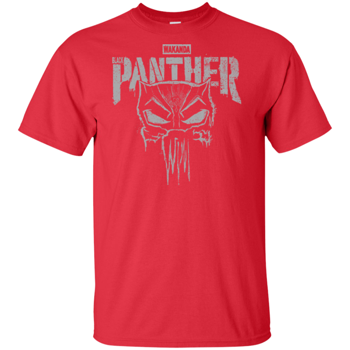 T-Shirts Red / XLT Punish Enemies Of Wakanda Tall T-Shirt