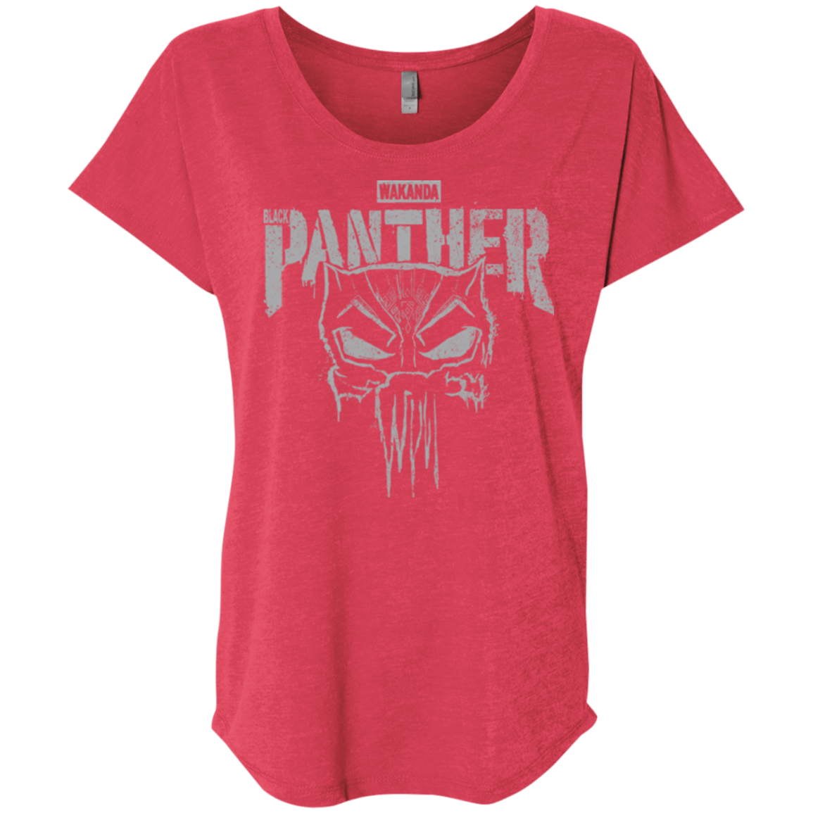 T-Shirts Vintage Red / X-Small Punish Enemies Of Wakanda Triblend Dolman Sleeve