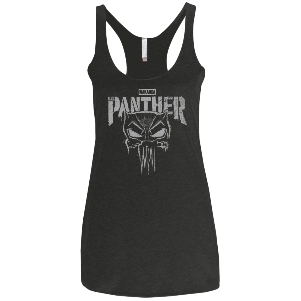 T-Shirts Vintage Black / X-Small Punish Enemies Of Wakanda Women's Triblend Racerback Tank