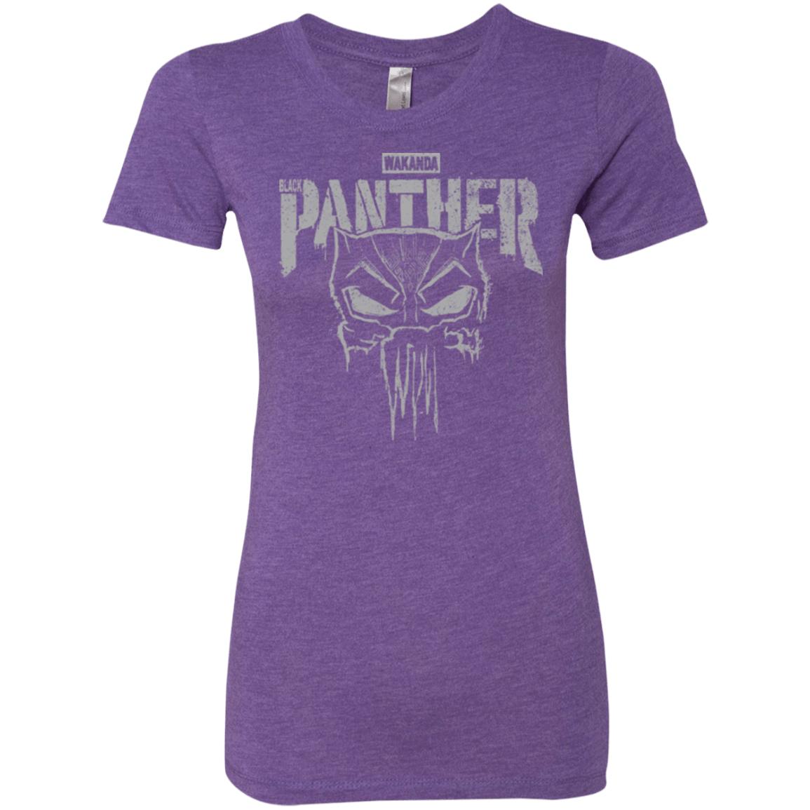 T-Shirts Purple Rush / S Punish Enemies Of Wakanda Women's Triblend T-Shirt