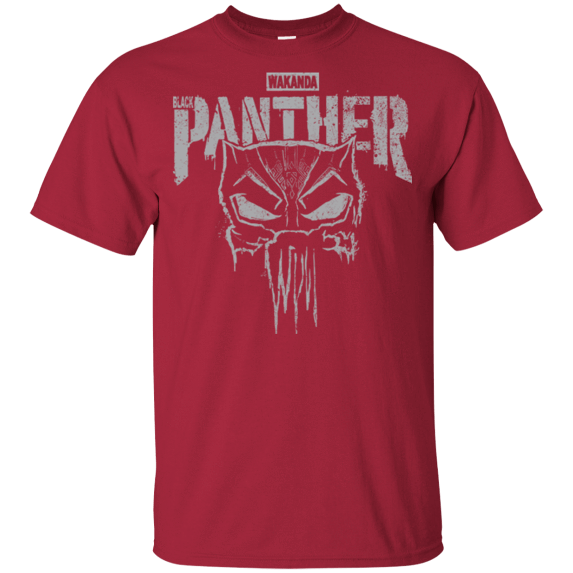 T-Shirts Cardinal / YXS Punish Enemies Of Wakanda Youth T-Shirt