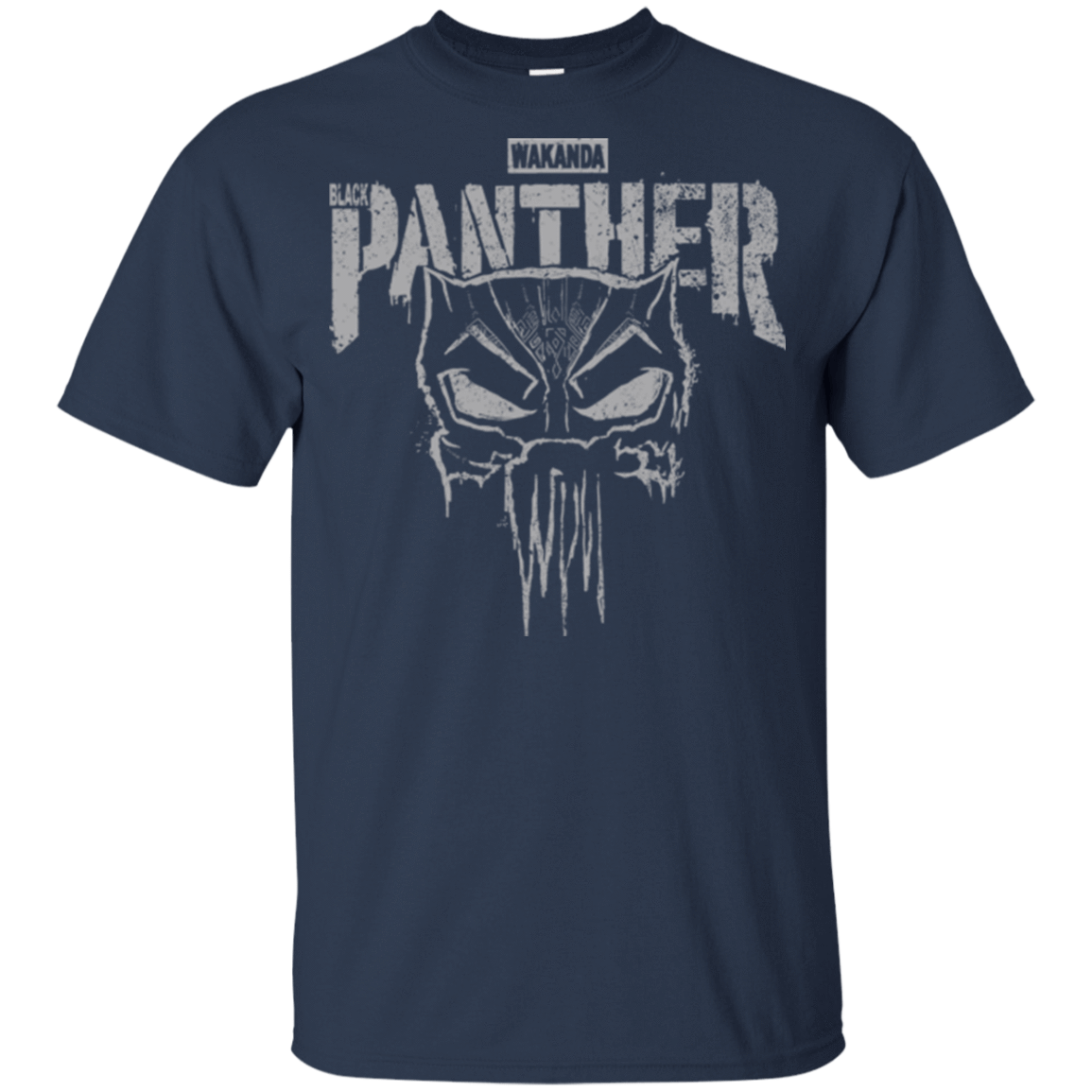 T-Shirts Navy / YXS Punish Enemies Of Wakanda Youth T-Shirt
