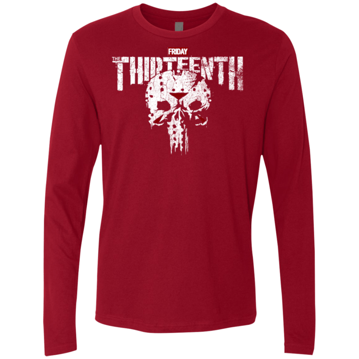 T-Shirts Cardinal / S Punish The Campers Men's Premium Long Sleeve