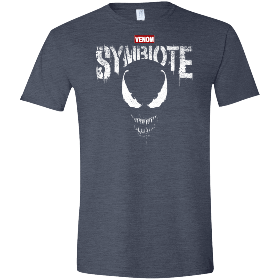 T-Shirts Heather Navy / S Punish The Spider Men's Semi-Fitted Softstyle