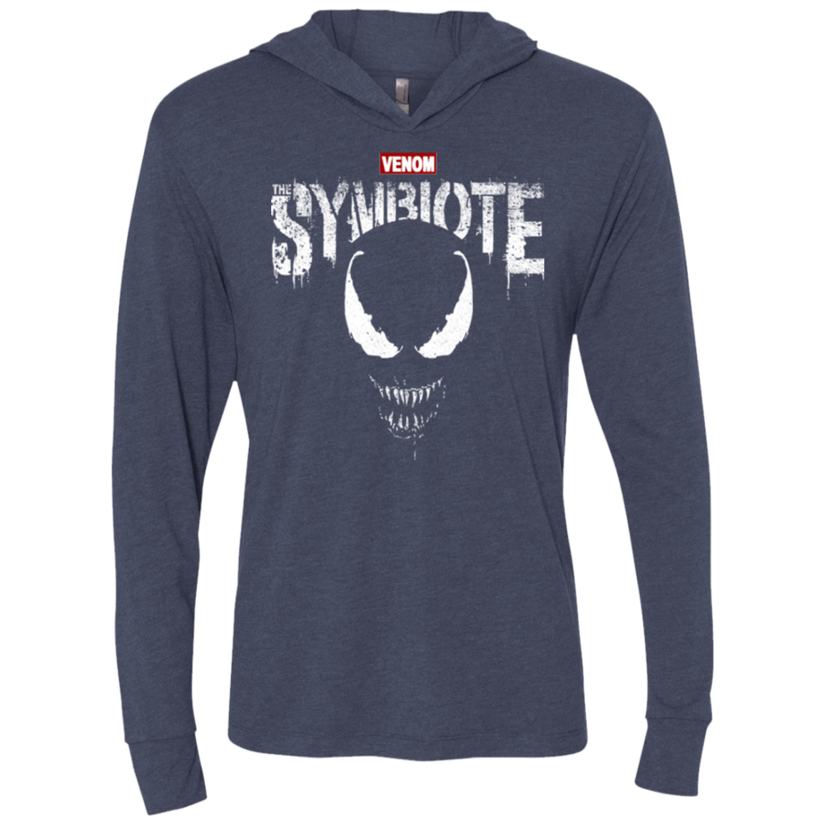 T-Shirts Vintage Navy / X-Small Punish The Spider Triblend Long Sleeve Hoodie Tee