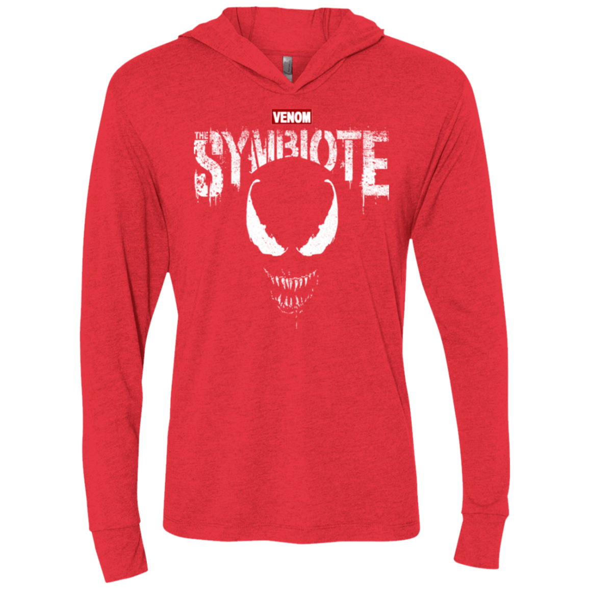 T-Shirts Vintage Red / X-Small Punish The Spider Triblend Long Sleeve Hoodie Tee