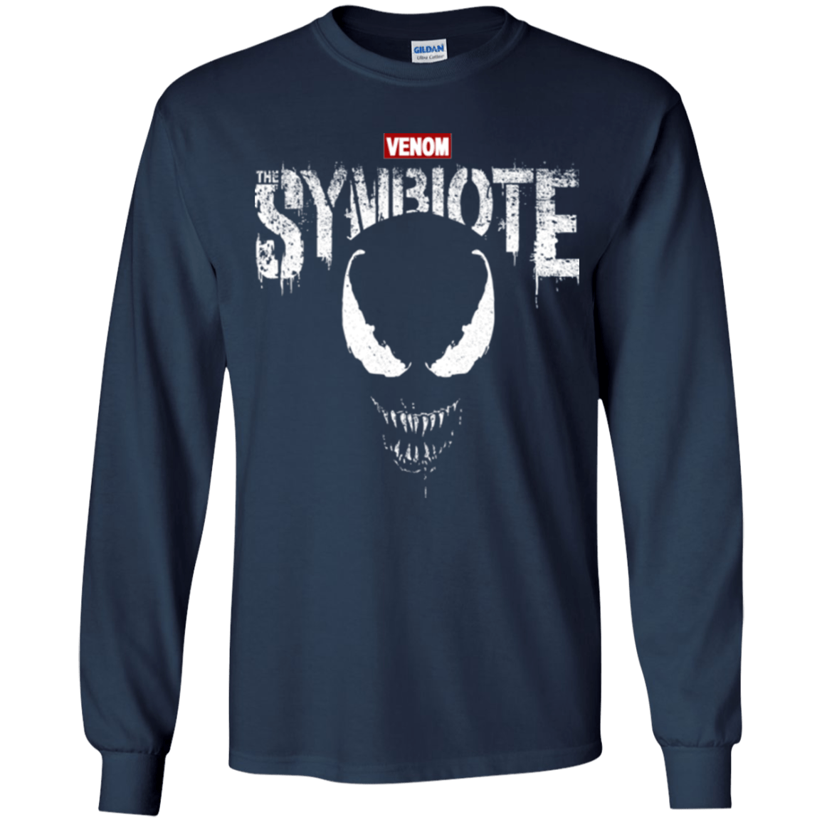 T-Shirts Navy / YS Punish The Spider Youth Long Sleeve T-Shirt