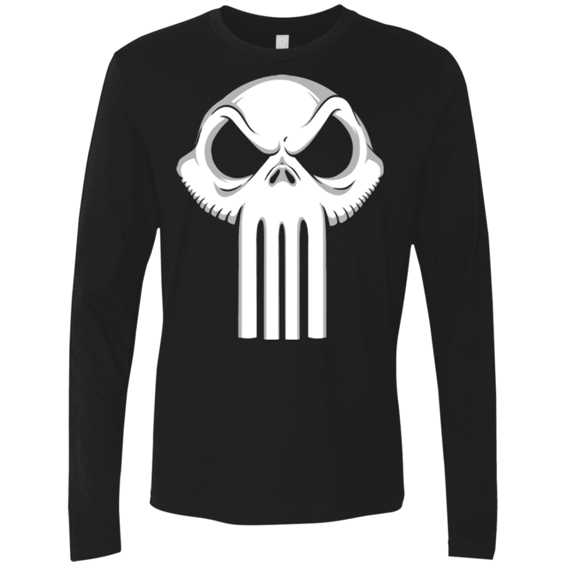 T-Shirts Black / Small Punisher King Men's Premium Long Sleeve