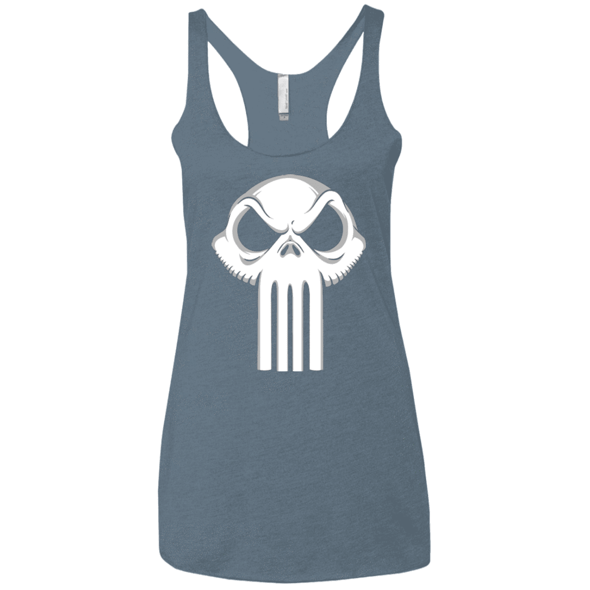 T-Shirts Indigo / X-Small Punisher King Women's Triblend Racerback Tank