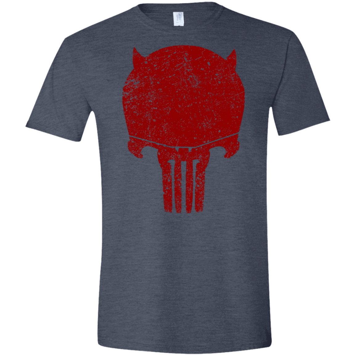 T-Shirts Heather Navy / S Punishurdock Men's Semi-Fitted Softstyle