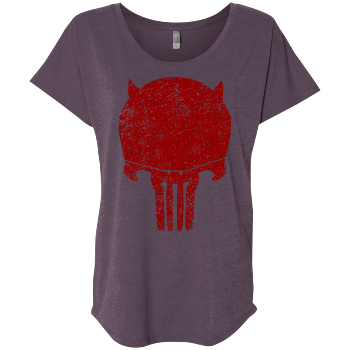 T-Shirts Vintage Purple / X-Small Punishurdock Triblend Dolman Sleeve