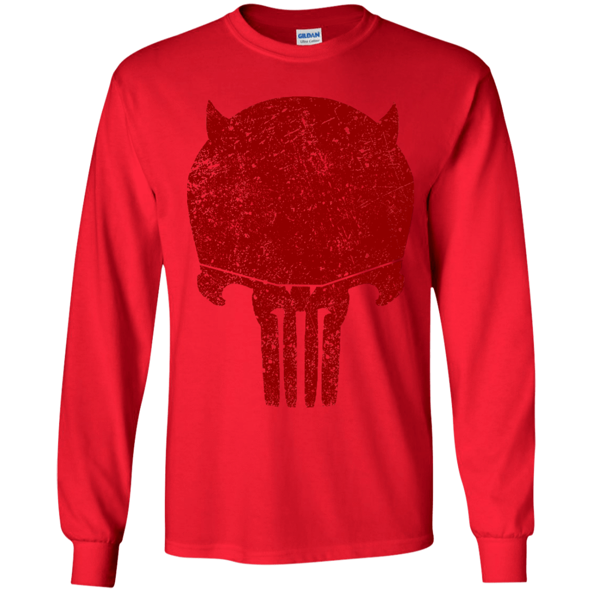 T-Shirts Red / YS Punishurdock Youth Long Sleeve T-Shirt