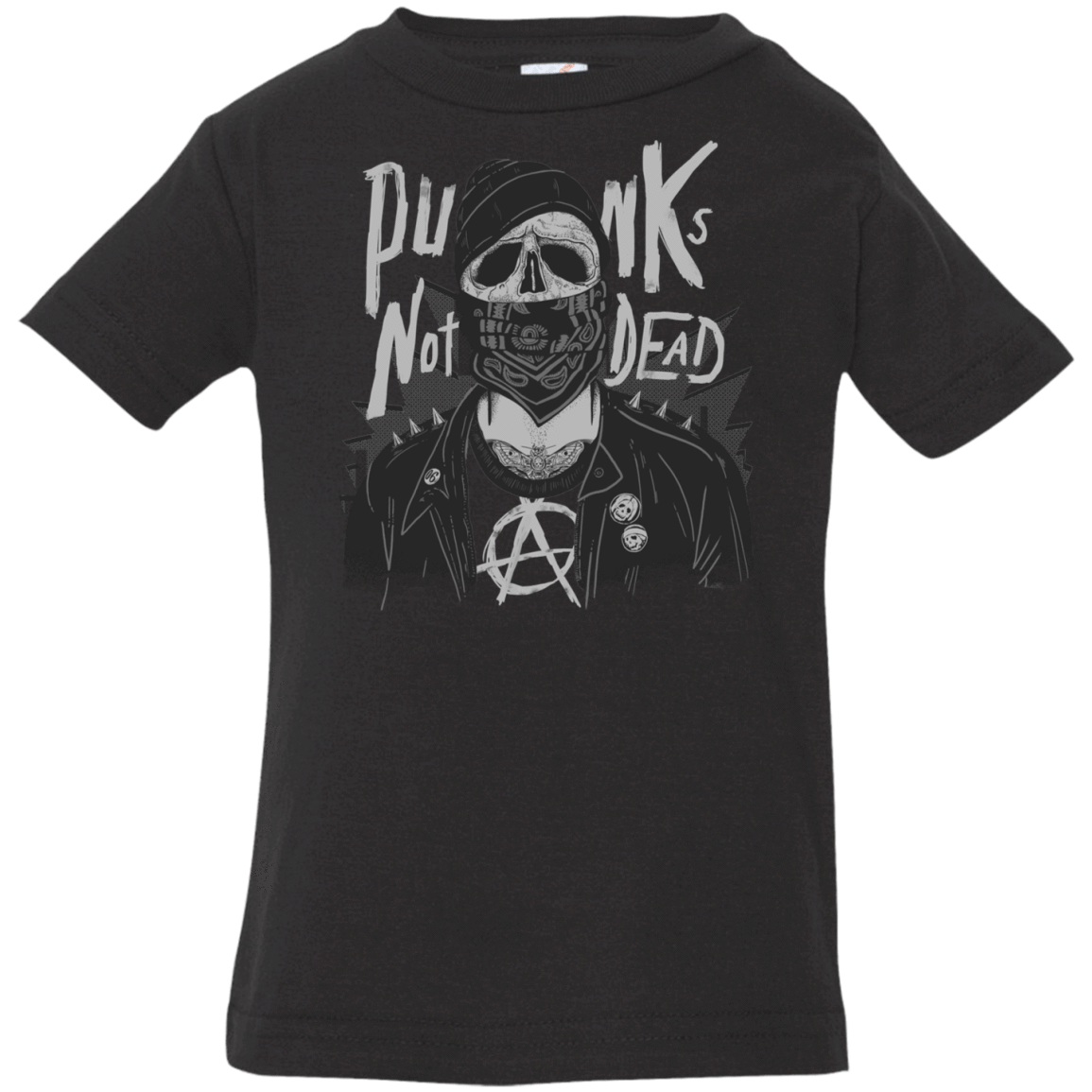 T-Shirts Black / 6 Months PUNK SKULL Infant Premium T-Shirt