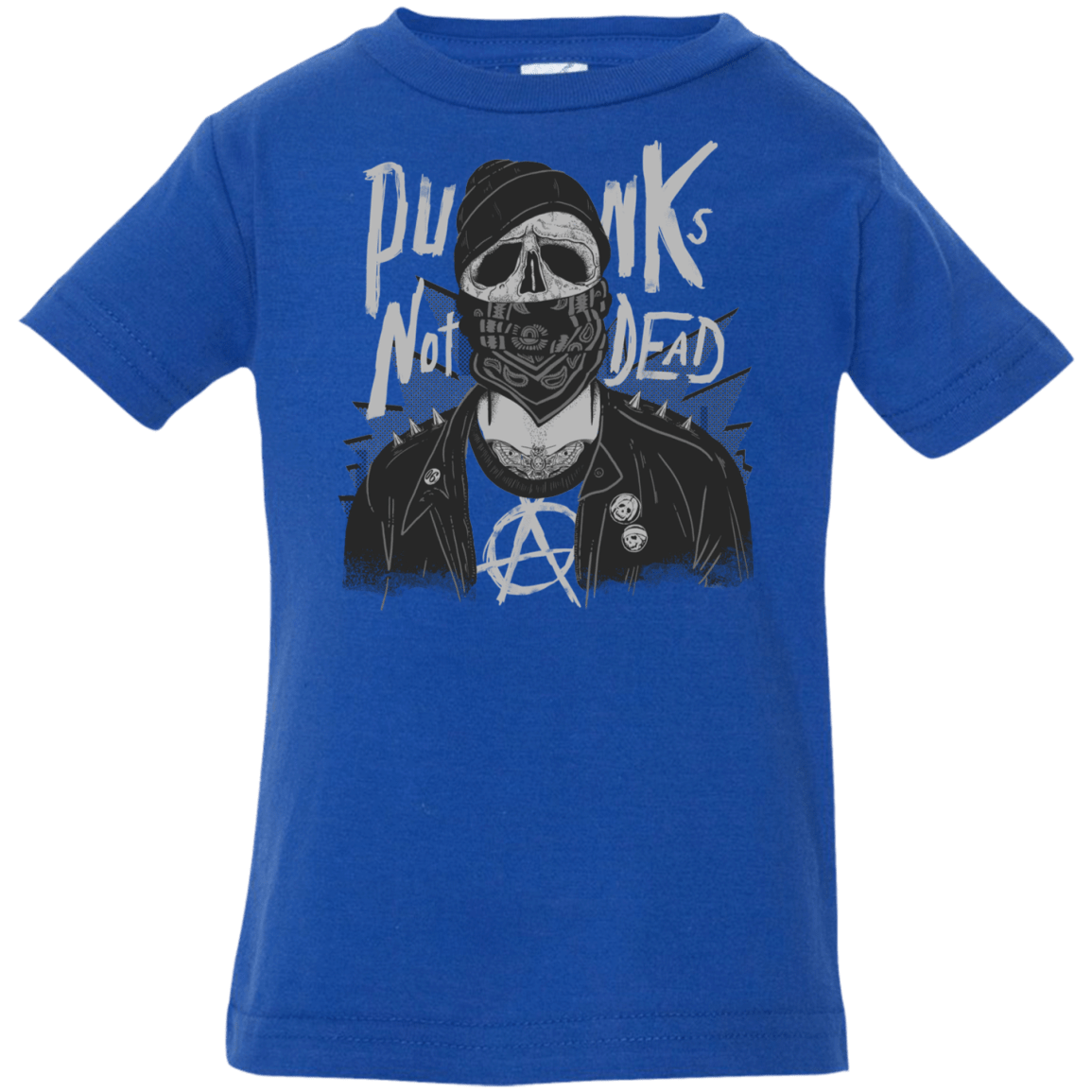 T-Shirts Royal / 6 Months PUNK SKULL Infant Premium T-Shirt