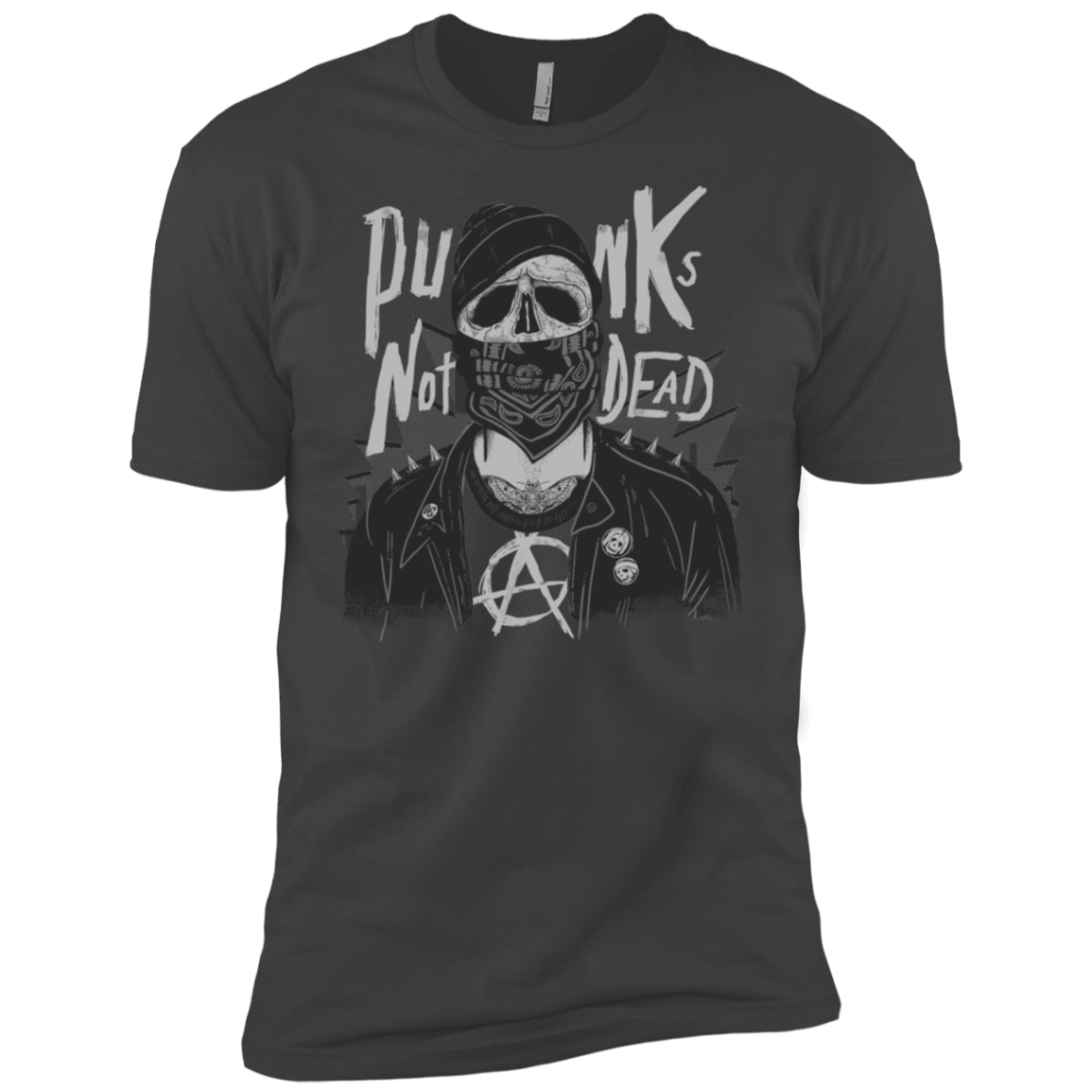 T-Shirts Heavy Metal / X-Small PUNK SKULL Men's Premium T-Shirt