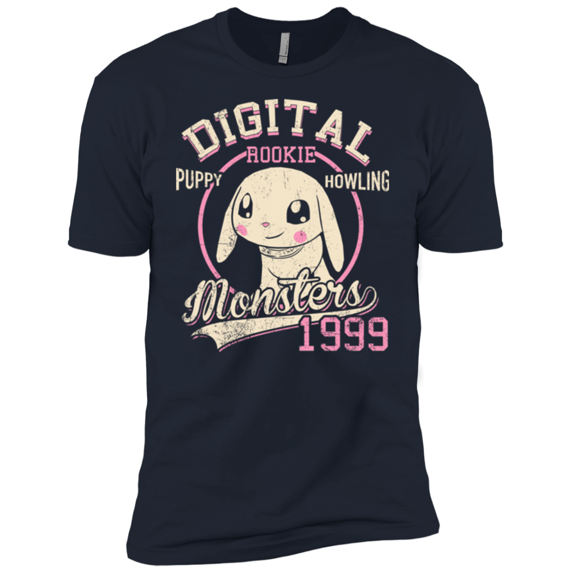 T-Shirts Midnight Navy / YXS Puppy Howling Boys Premium T-Shirt