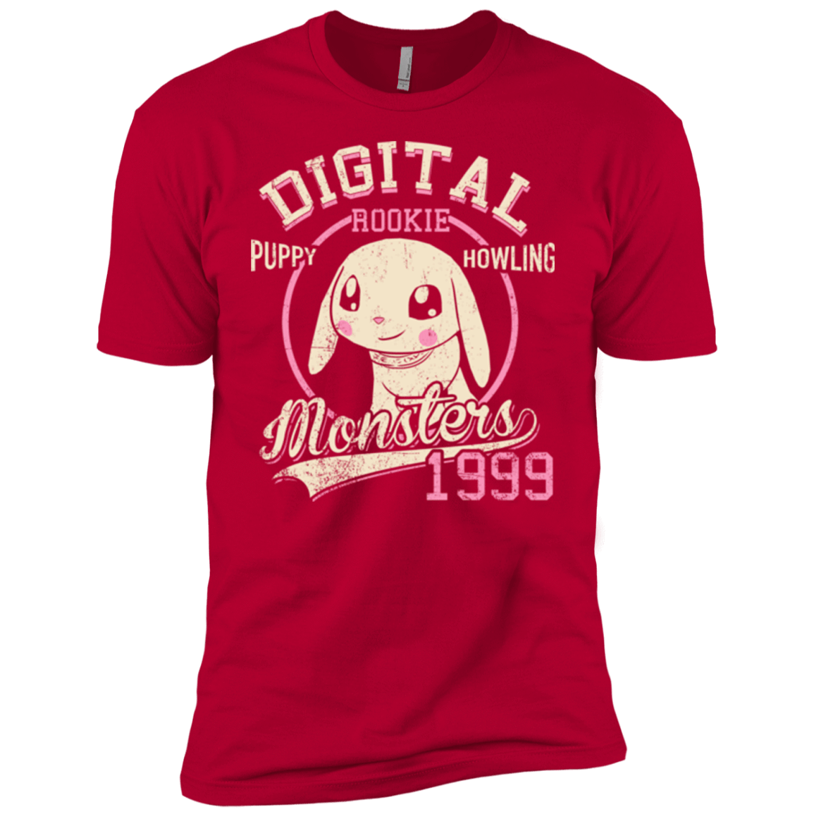 T-Shirts Red / YXS Puppy Howling Boys Premium T-Shirt