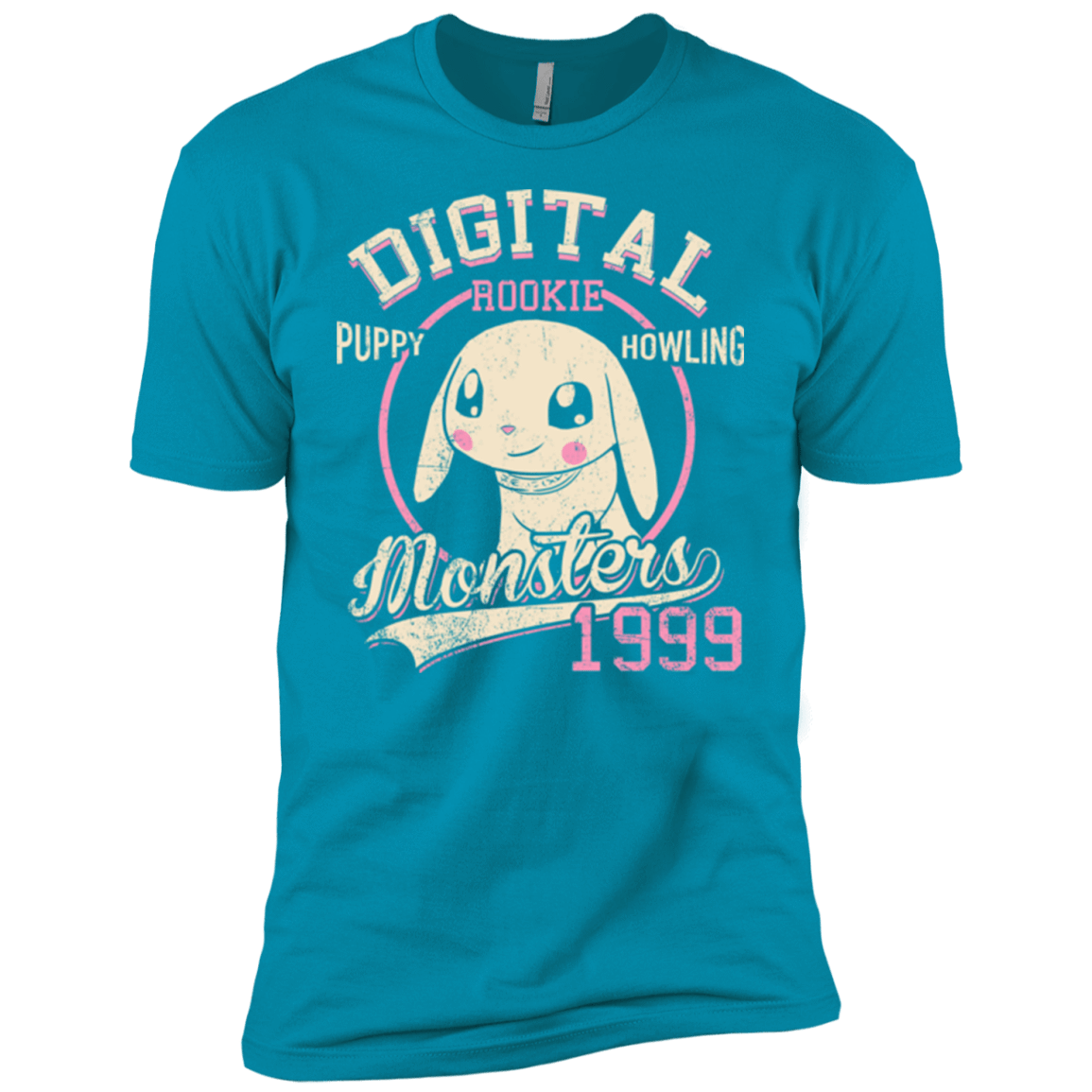 T-Shirts Turquoise / YXS Puppy Howling Boys Premium T-Shirt