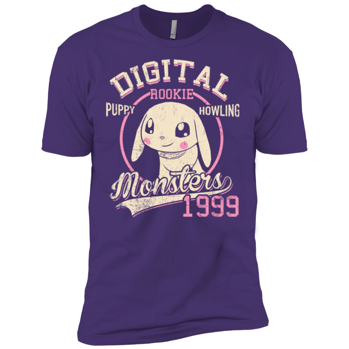 T-Shirts Purple / X-Small Puppy Howling Men's Premium T-Shirt