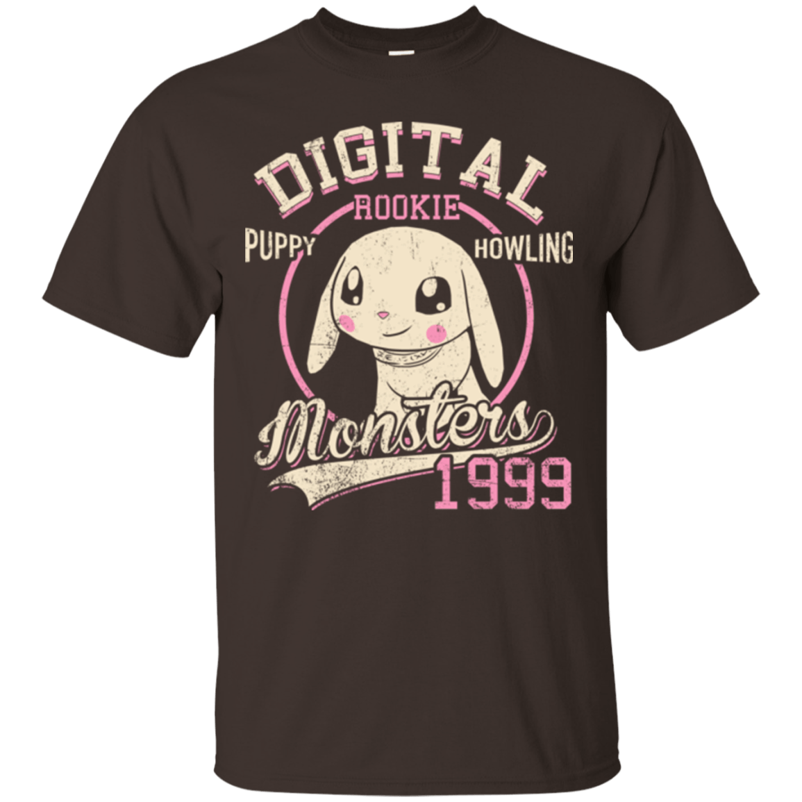 T-Shirts Dark Chocolate / Small Puppy Howling T-Shirt