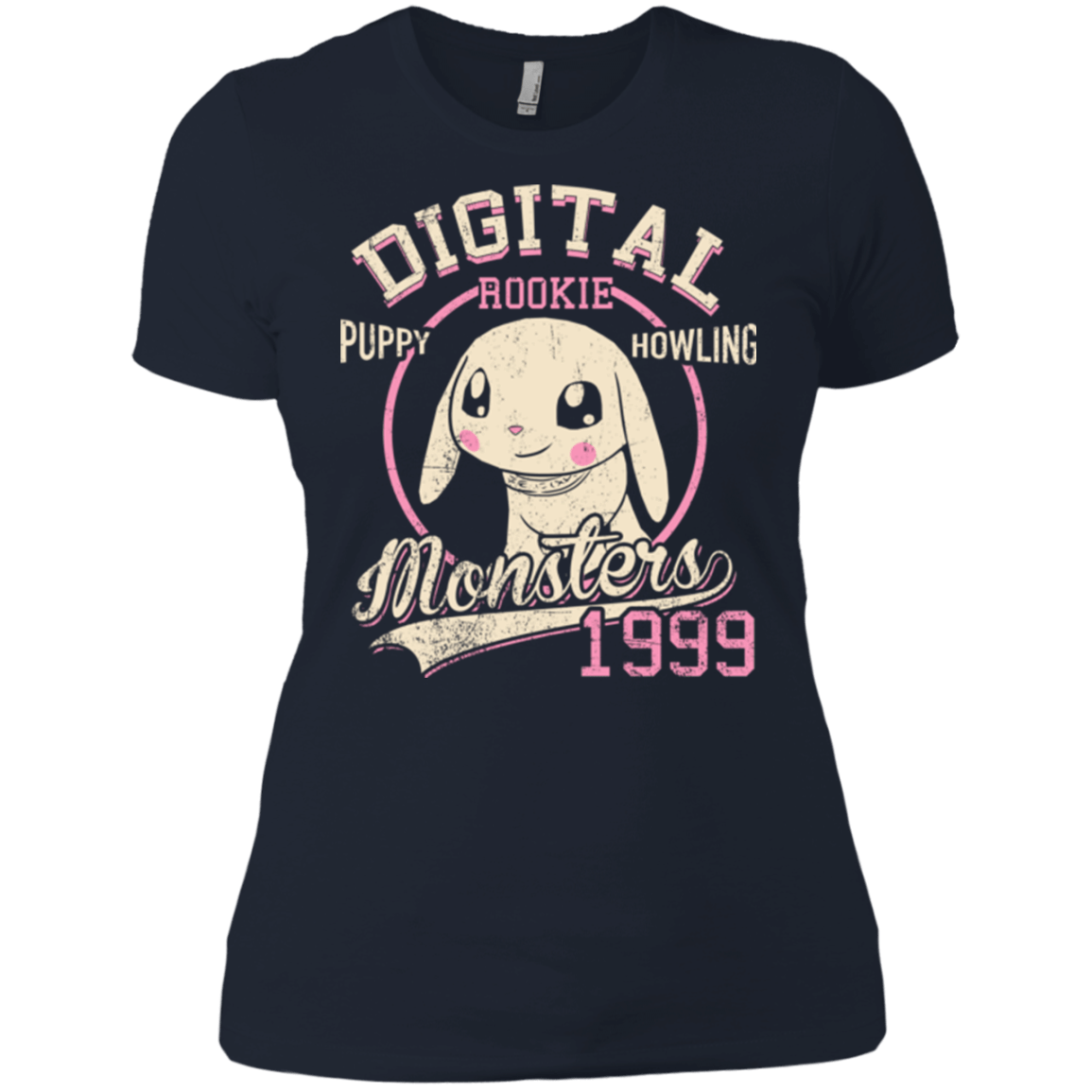 T-Shirts Midnight Navy / X-Small Puppy Howling Women's Premium T-Shirt