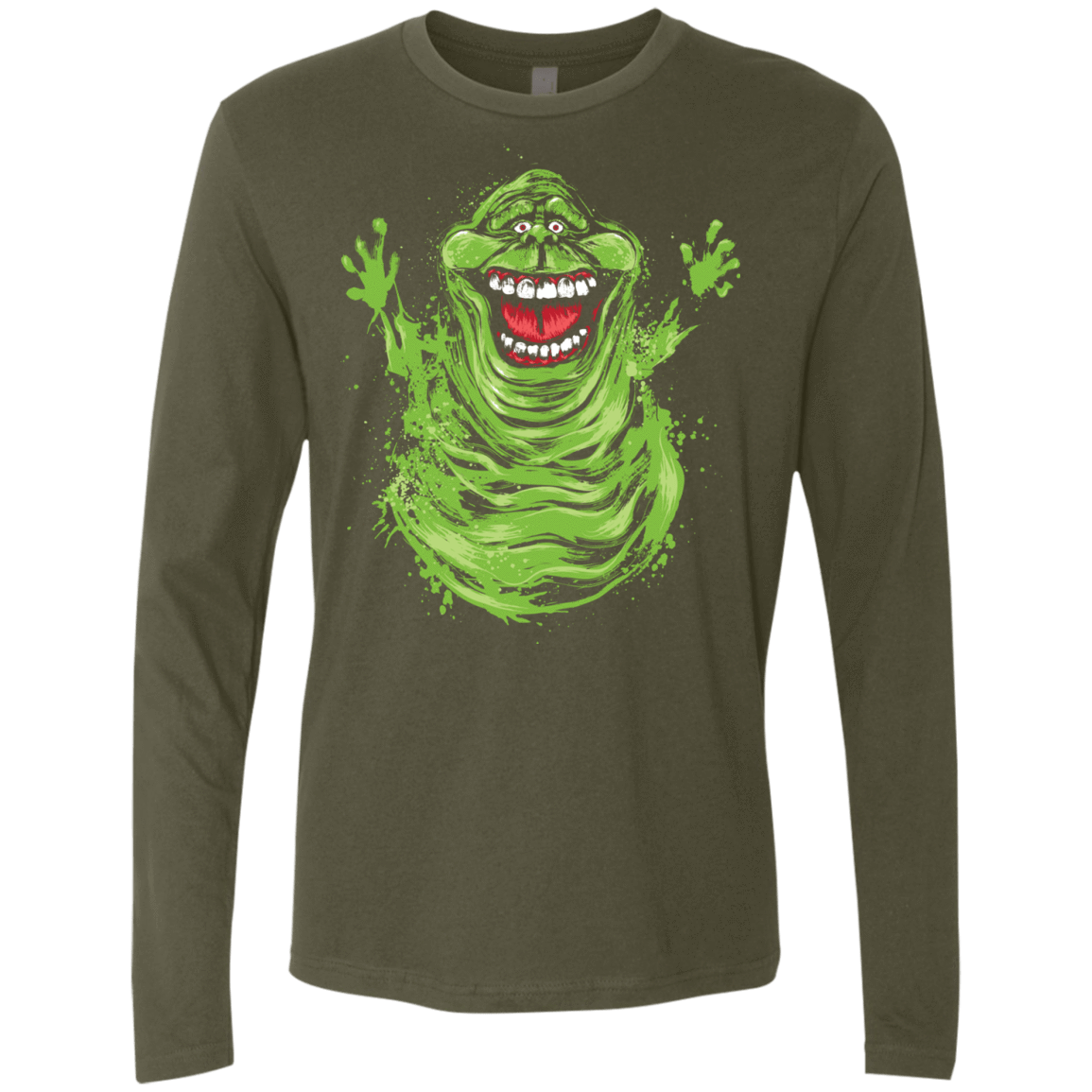 T-Shirts Military Green / S Pure Ectoplasm Men's Premium Long Sleeve