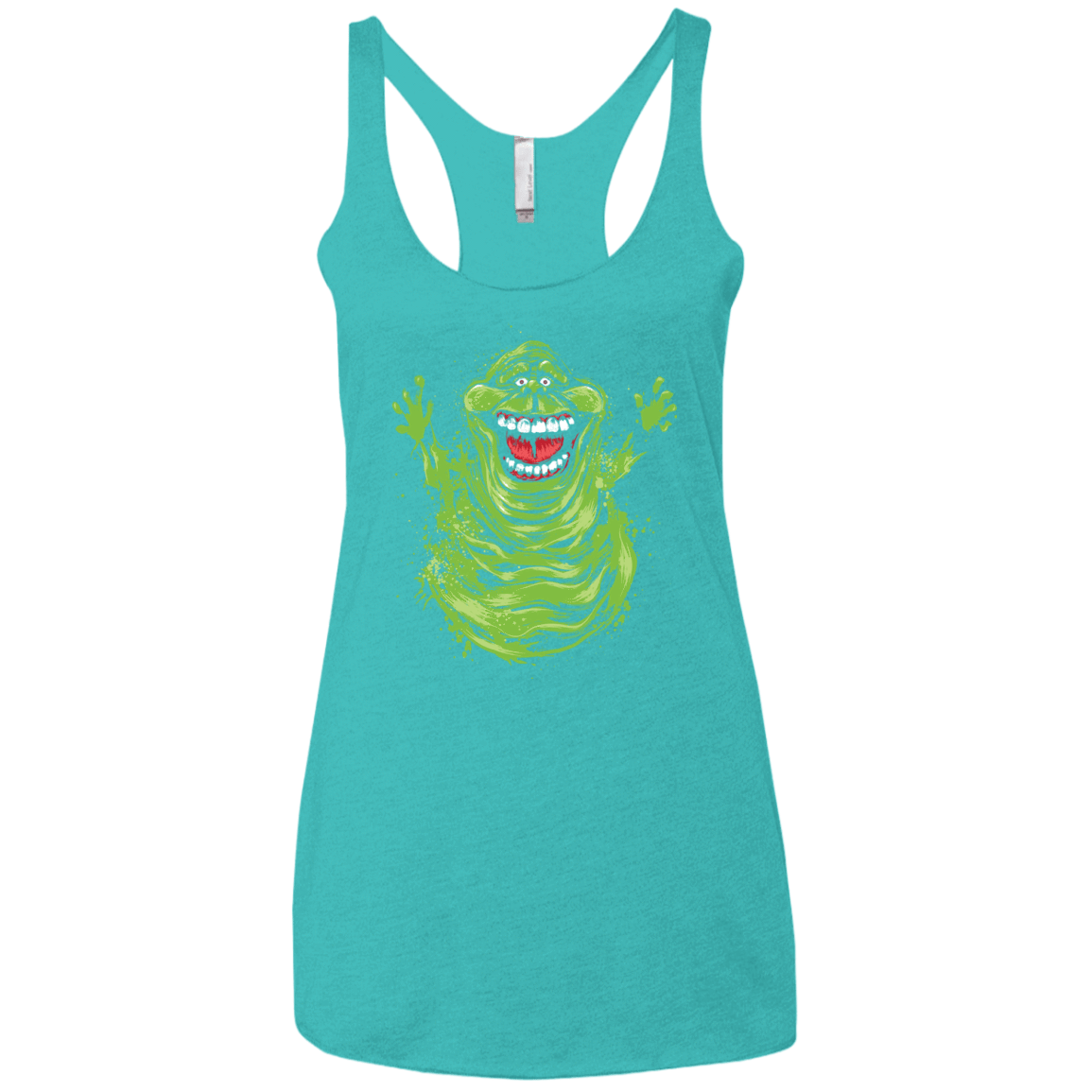 T-Shirts Tahiti Blue / X-Small Pure Ectoplasm Women's Triblend Racerback Tank