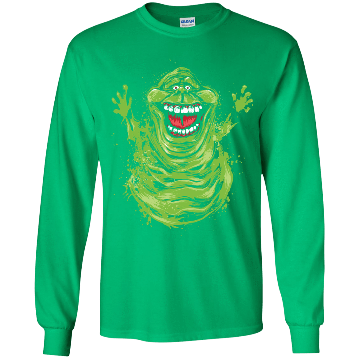 T-Shirts Irish Green / YS Pure Ectoplasm Youth Long Sleeve T-Shirt