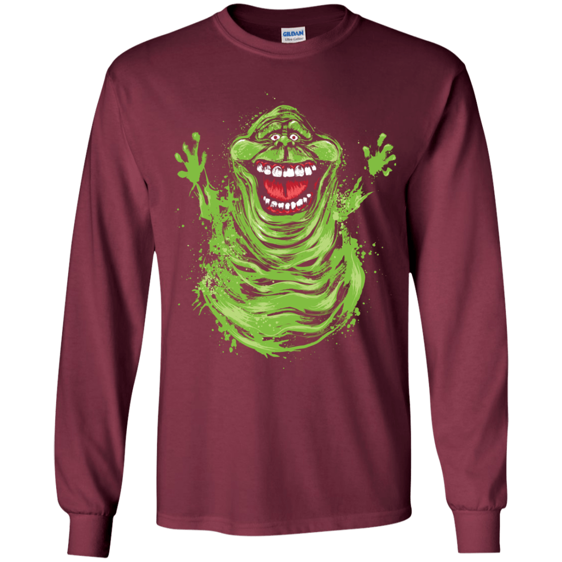 T-Shirts Maroon / YS Pure Ectoplasm Youth Long Sleeve T-Shirt