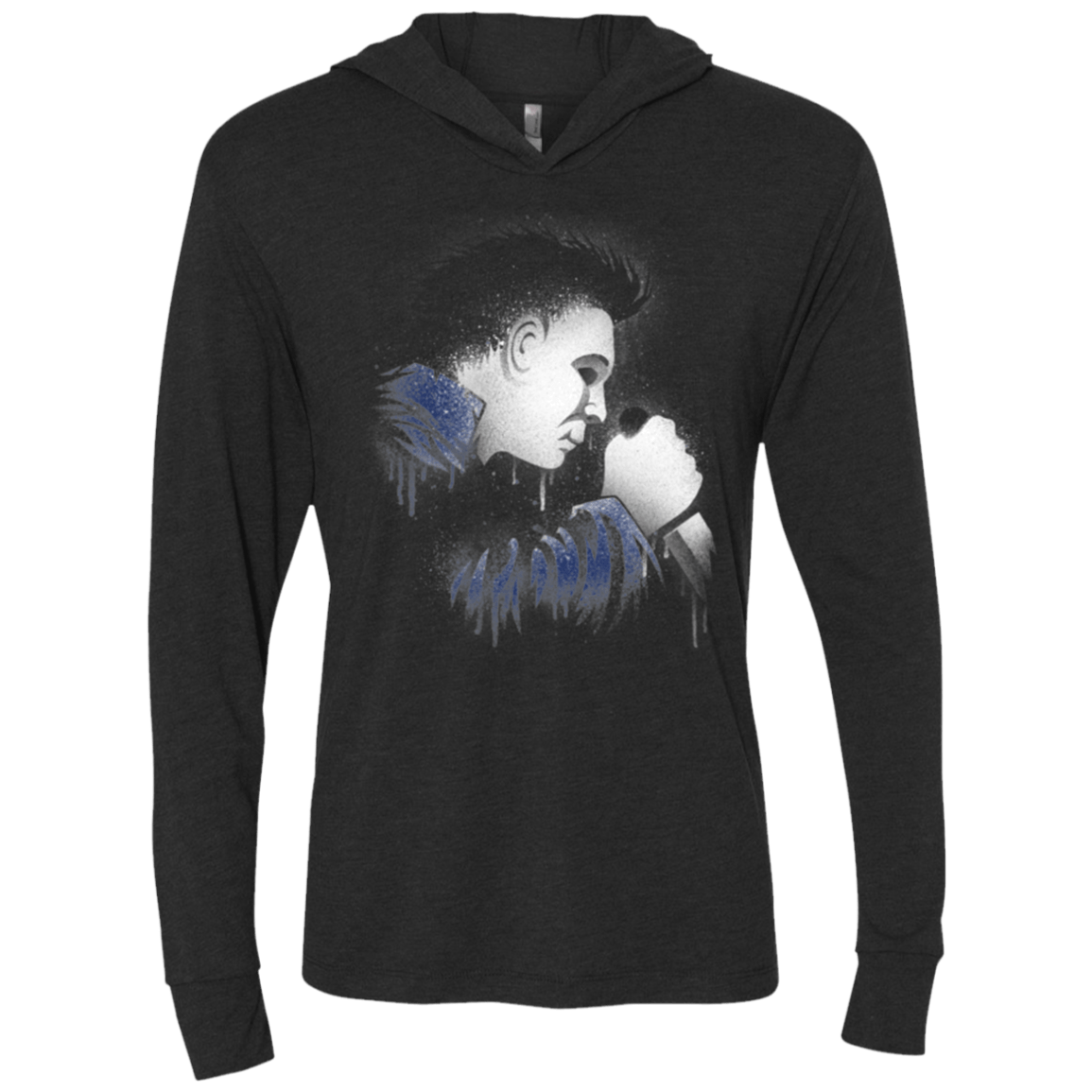 T-Shirts Vintage Black / X-Small Pure Evil Triblend Long Sleeve Hoodie Tee