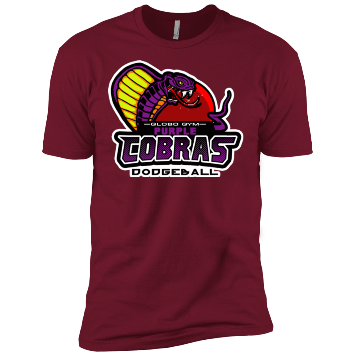 T-Shirts Cardinal / X-Small Purple Cobras Men's Premium T-Shirt