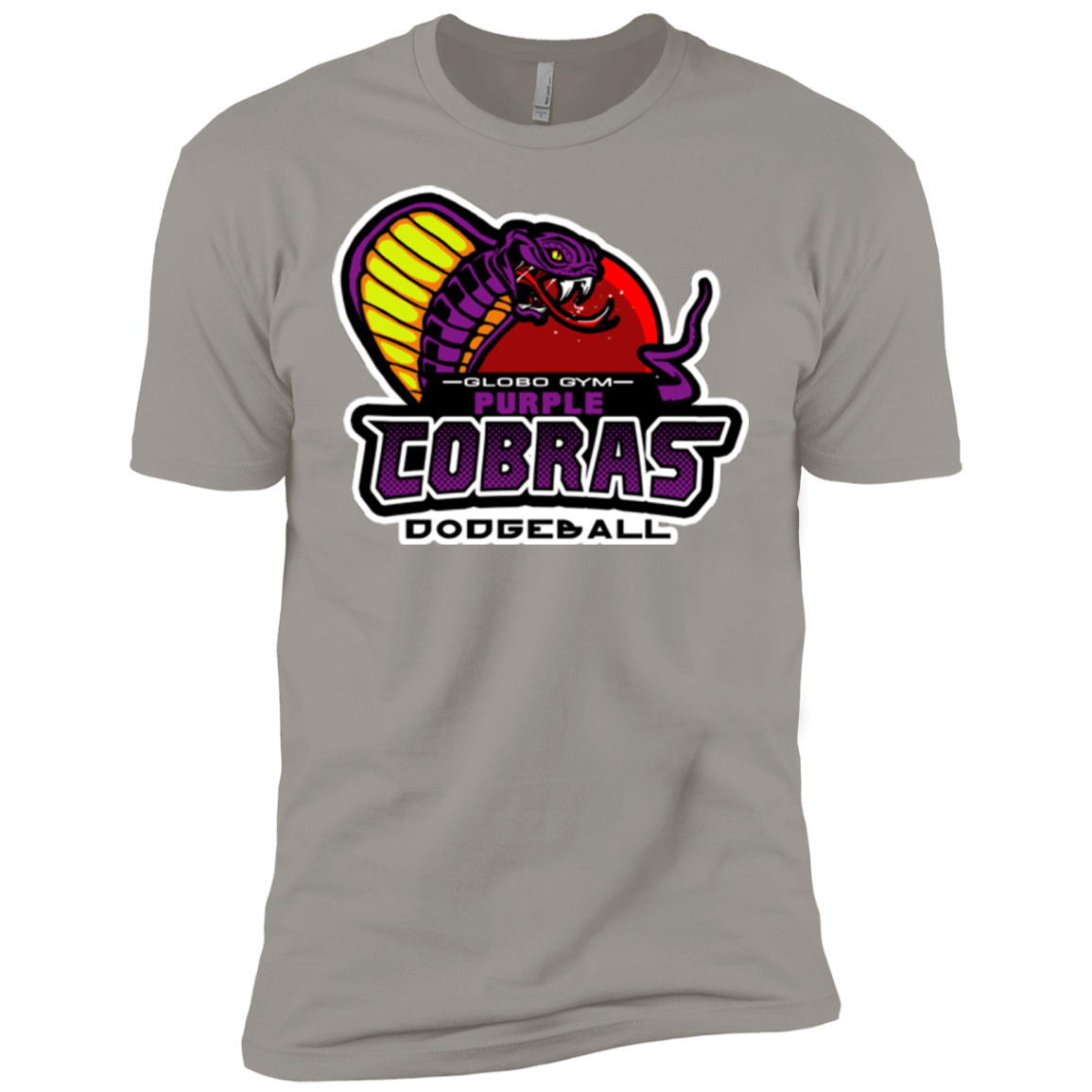 T-Shirts Light Grey / X-Small Purple Cobras Men's Premium T-Shirt