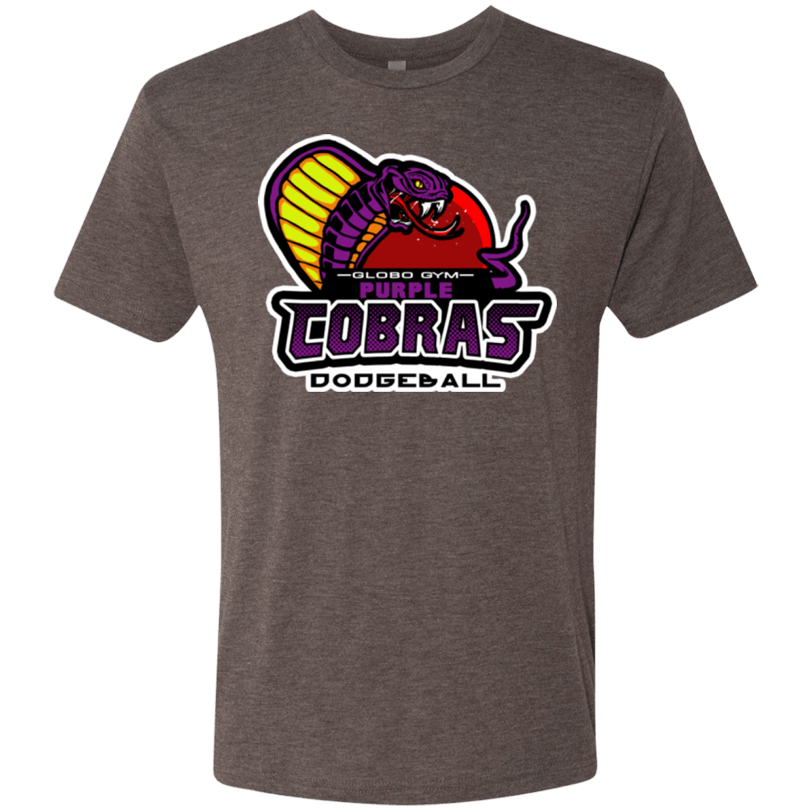 T-Shirts Macchiato / Small Purple Cobras Men's Triblend T-Shirt