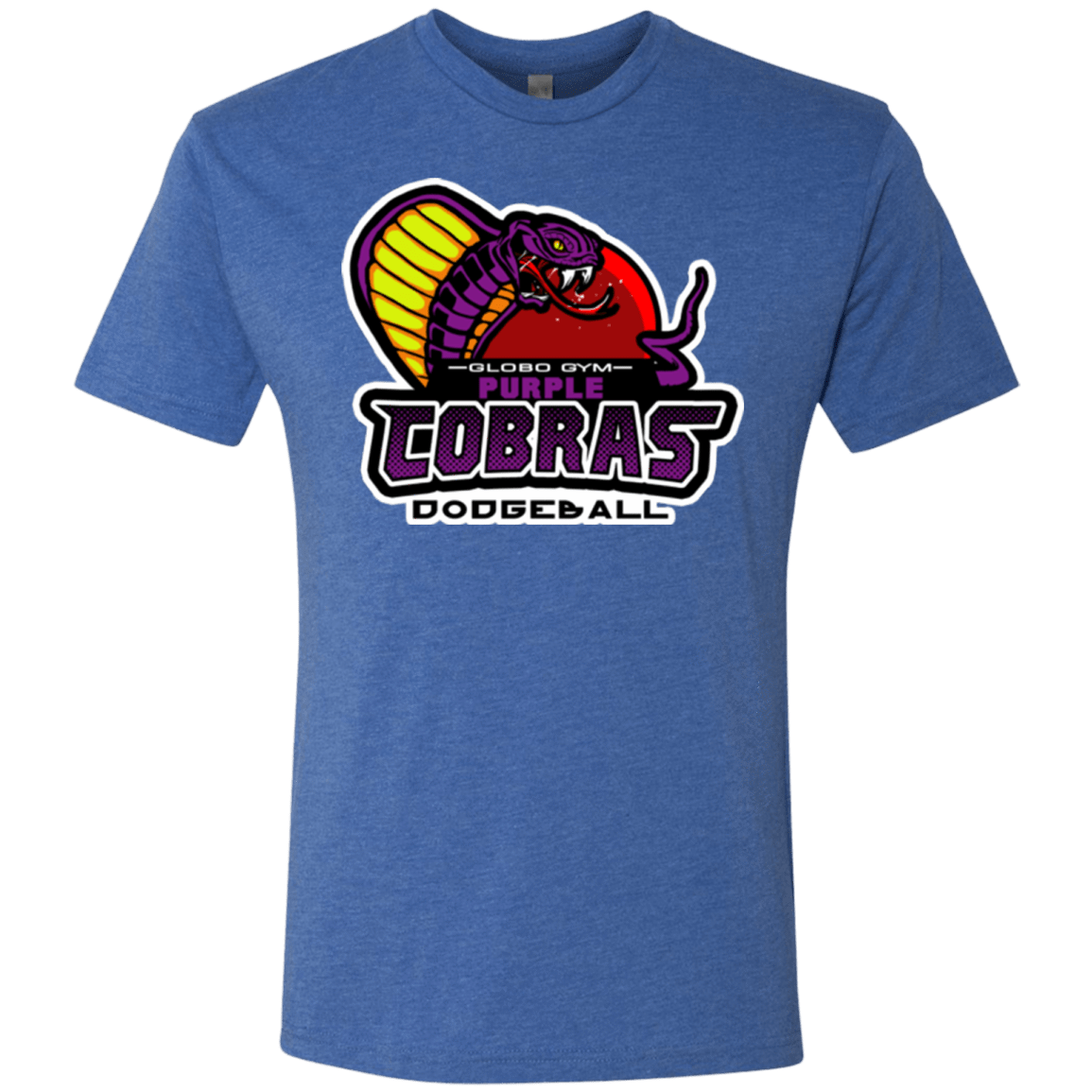 T-Shirts Vintage Royal / Small Purple Cobras Men's Triblend T-Shirt