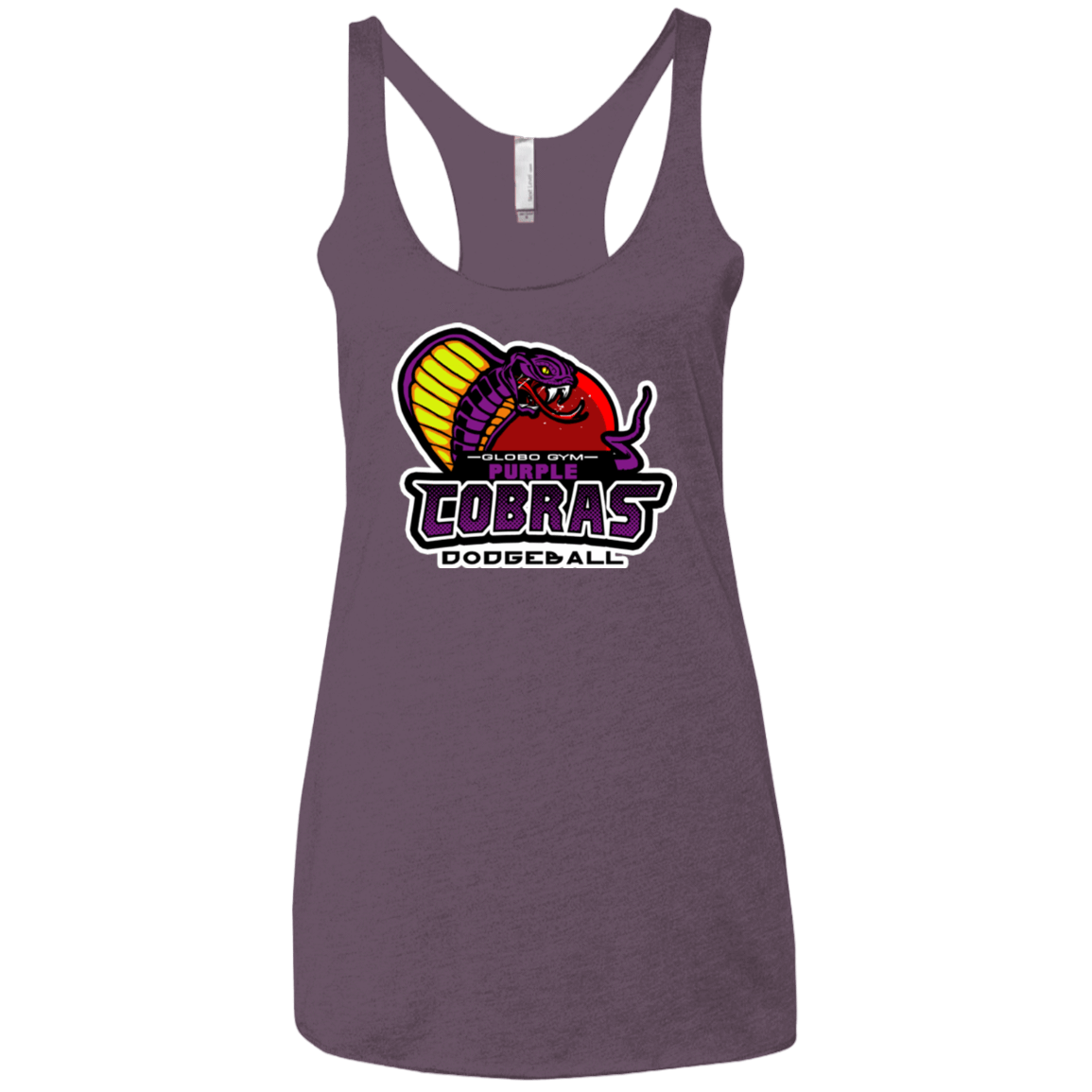 T-Shirts Vintage Purple / X-Small Purple Cobras Women's Triblend Racerback Tank