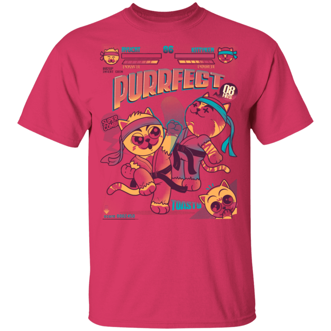 T-Shirts Heliconia / YXS Purrfect Youth T-Shirt