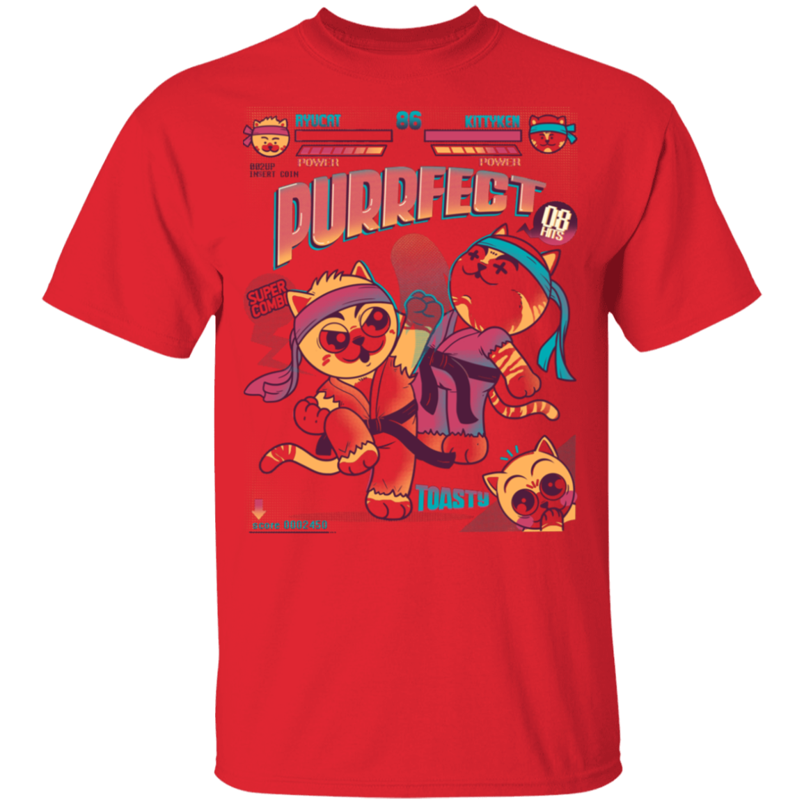 T-Shirts Red / YXS Purrfect Youth T-Shirt