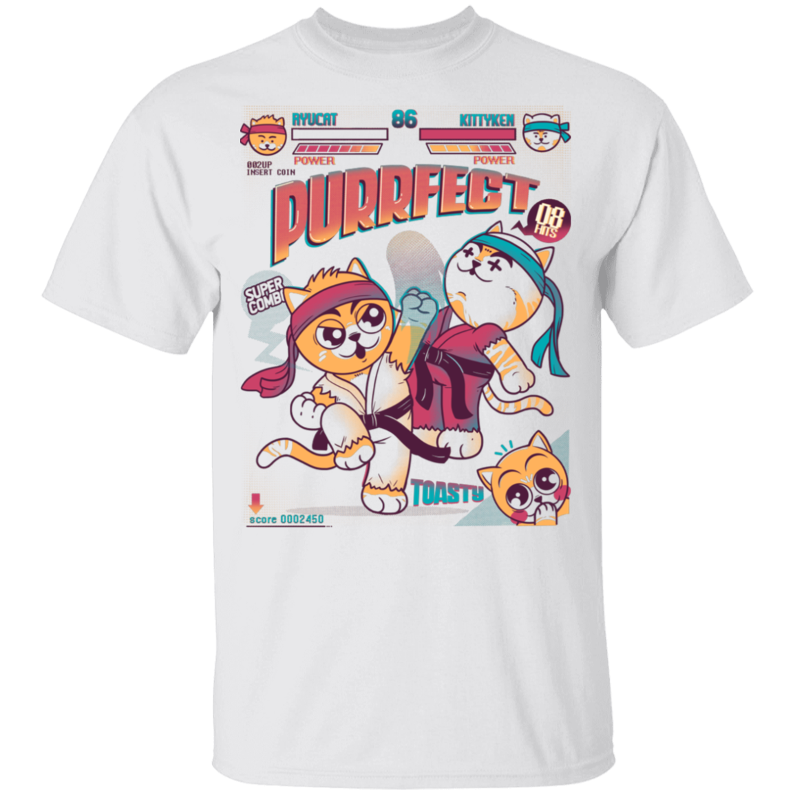 T-Shirts White / YXS Purrfect Youth T-Shirt