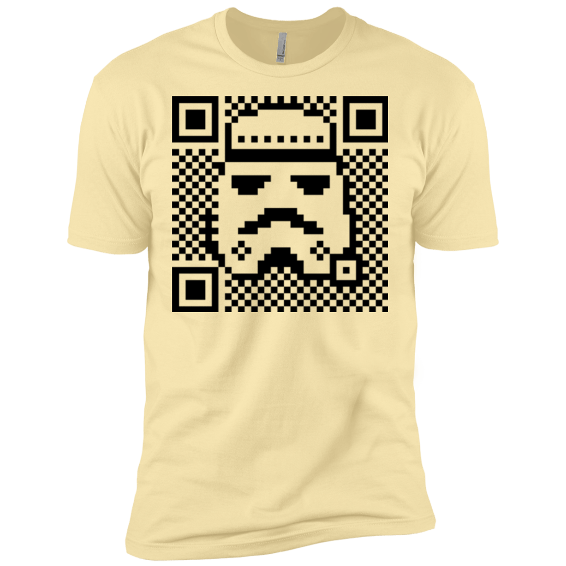 T-Shirts Banana Cream / X-Small QR trooper Men's Premium T-Shirt