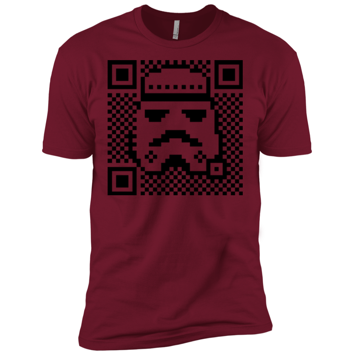 T-Shirts Cardinal / X-Small QR trooper Men's Premium T-Shirt
