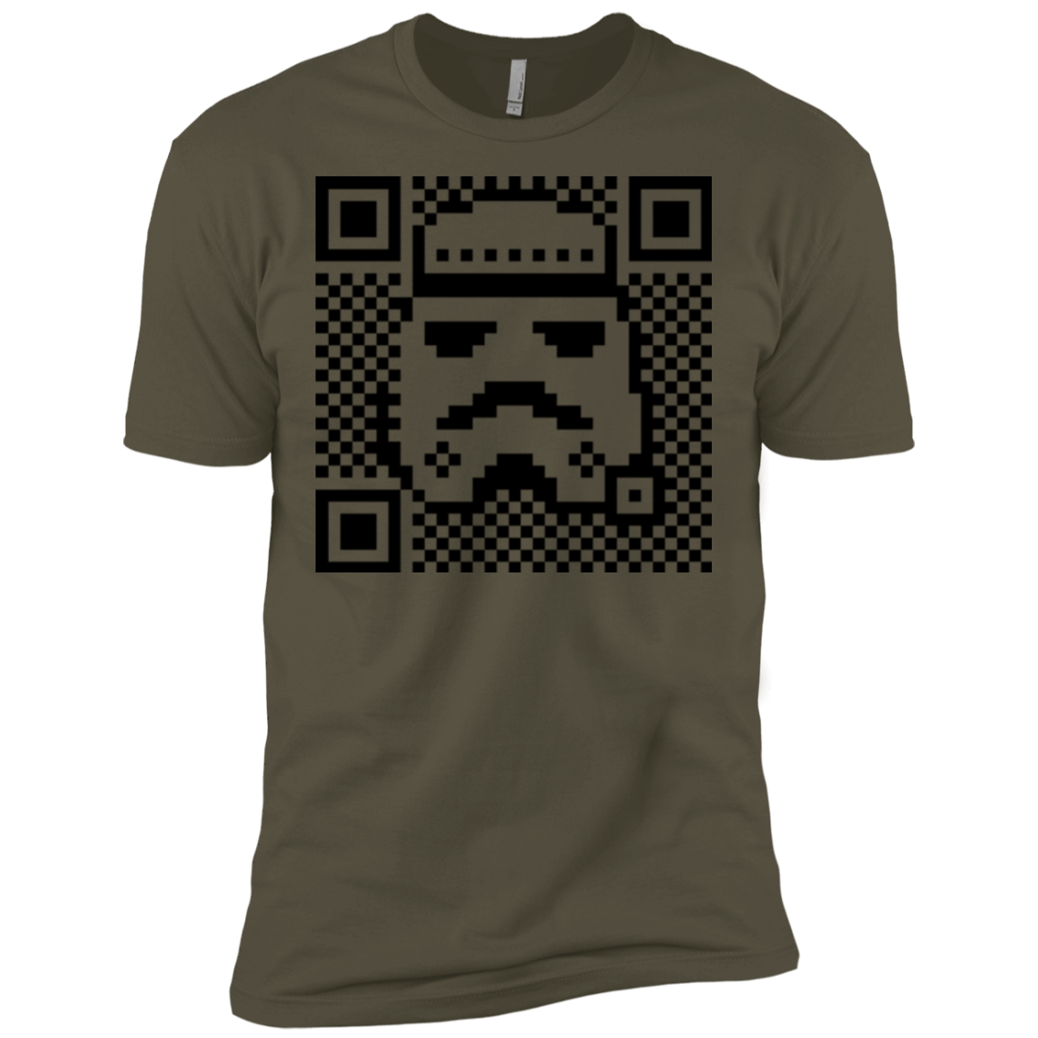 T-Shirts Military Green / X-Small QR trooper Men's Premium T-Shirt