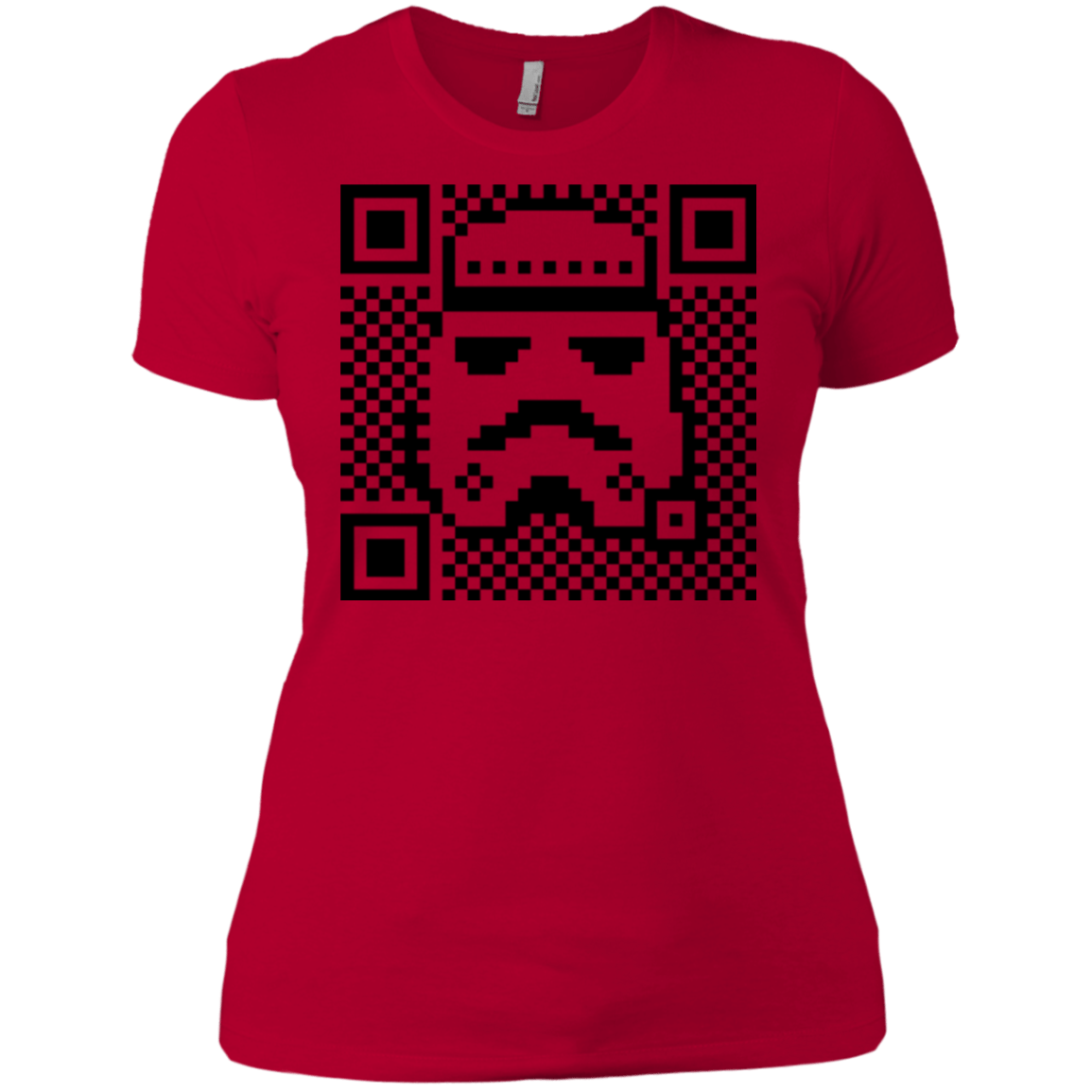 T-Shirts Red / X-Small QR trooper Women's Premium T-Shirt