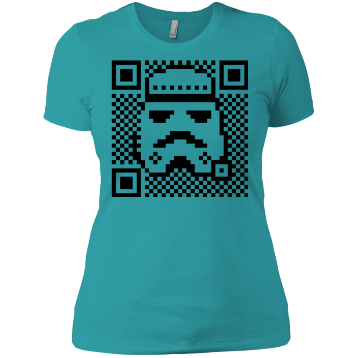 T-Shirts Tahiti Blue / X-Small QR trooper Women's Premium T-Shirt