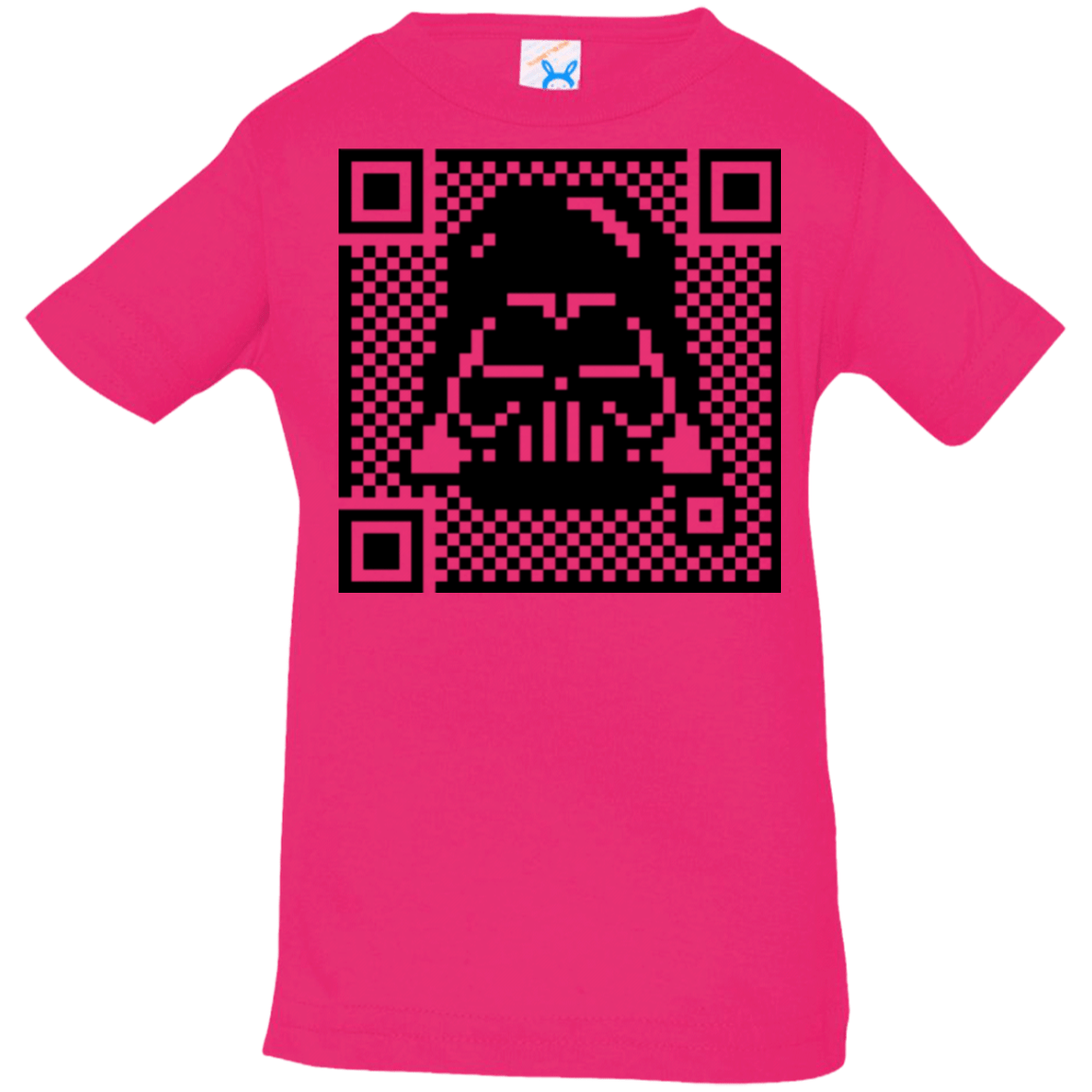 T-Shirts Hot Pink / 6 Months QR vader Infant Premium T-Shirt