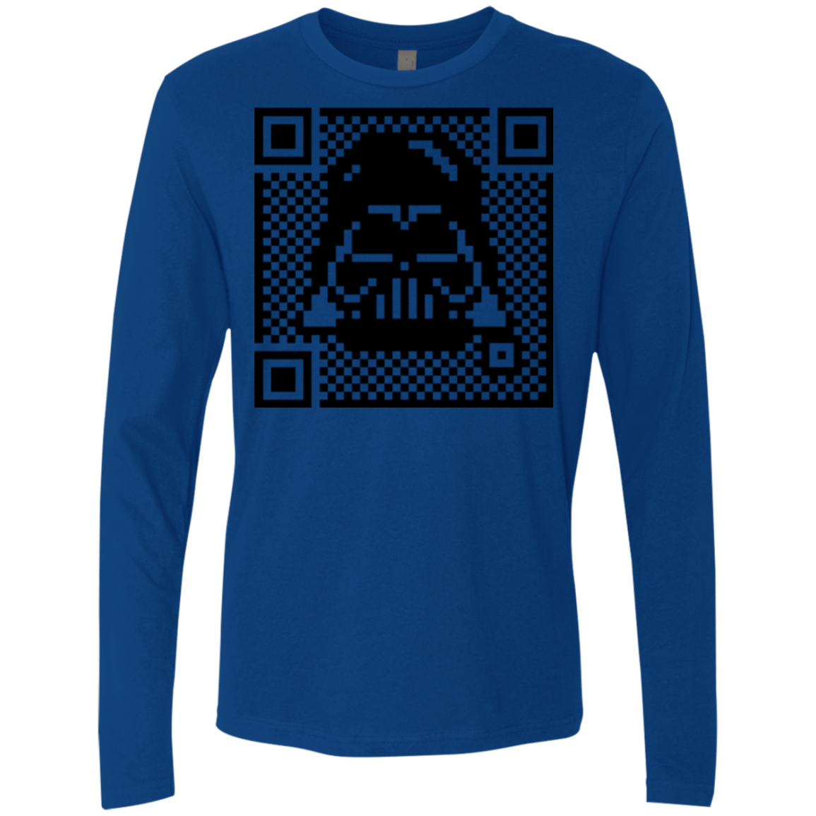 T-Shirts Royal / Small QR vader Men's Premium Long Sleeve