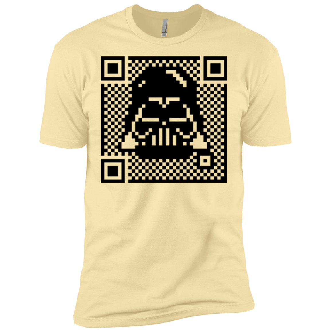 T-Shirts Banana Cream / X-Small QR vader Men's Premium T-Shirt