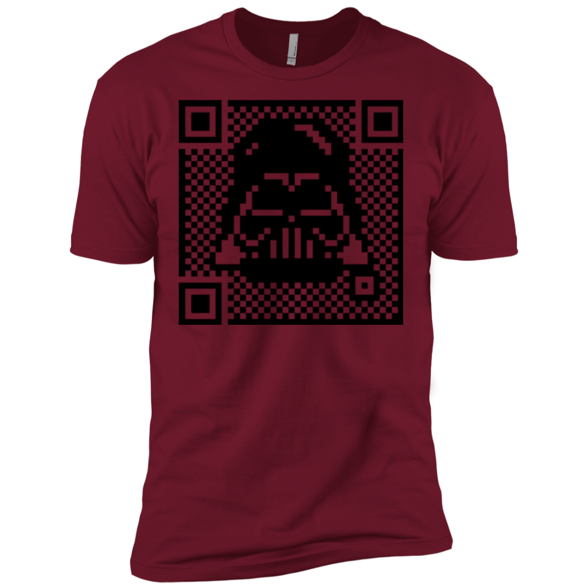 T-Shirts Cardinal / X-Small QR vader Men's Premium T-Shirt