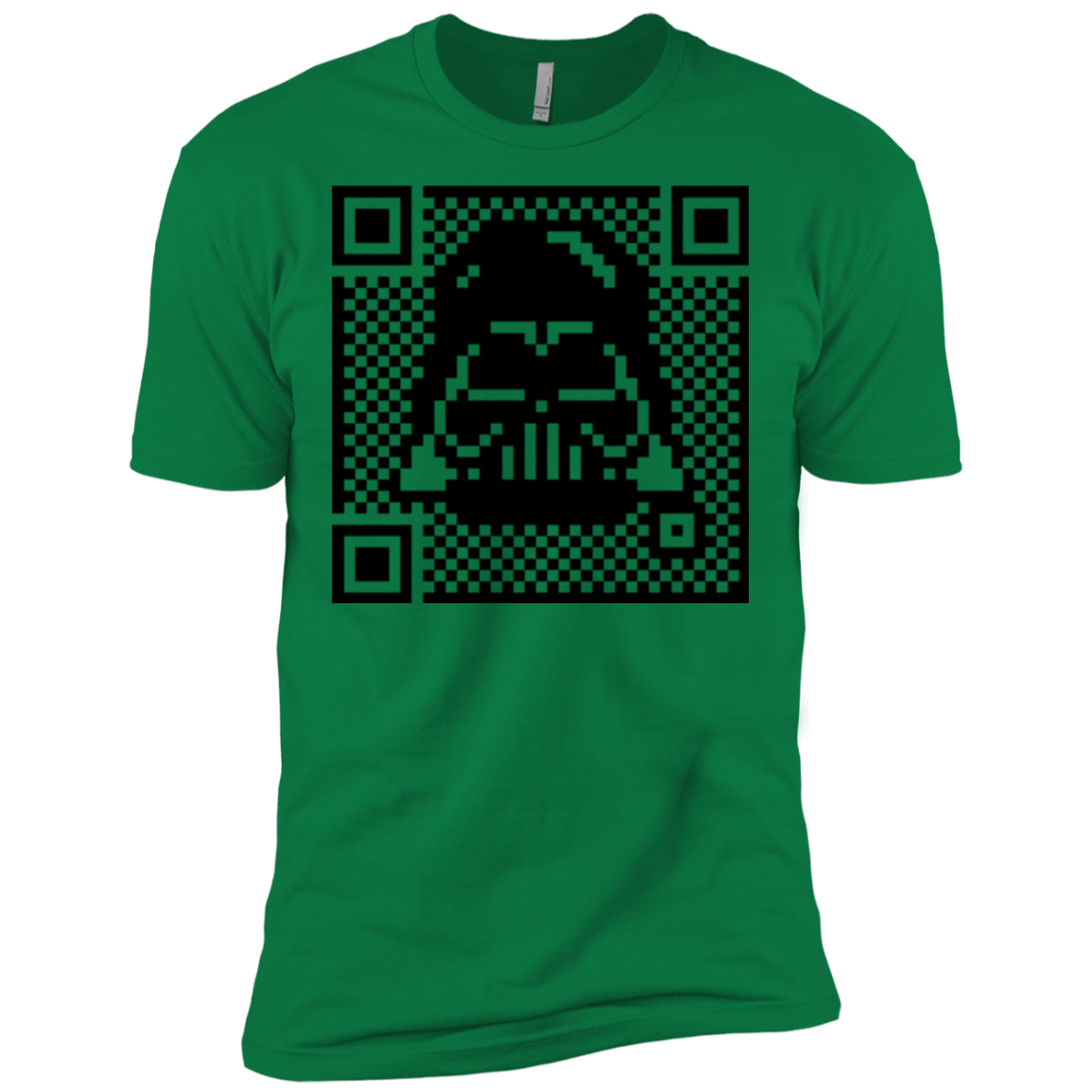 T-Shirts Kelly Green / X-Small QR vader Men's Premium T-Shirt