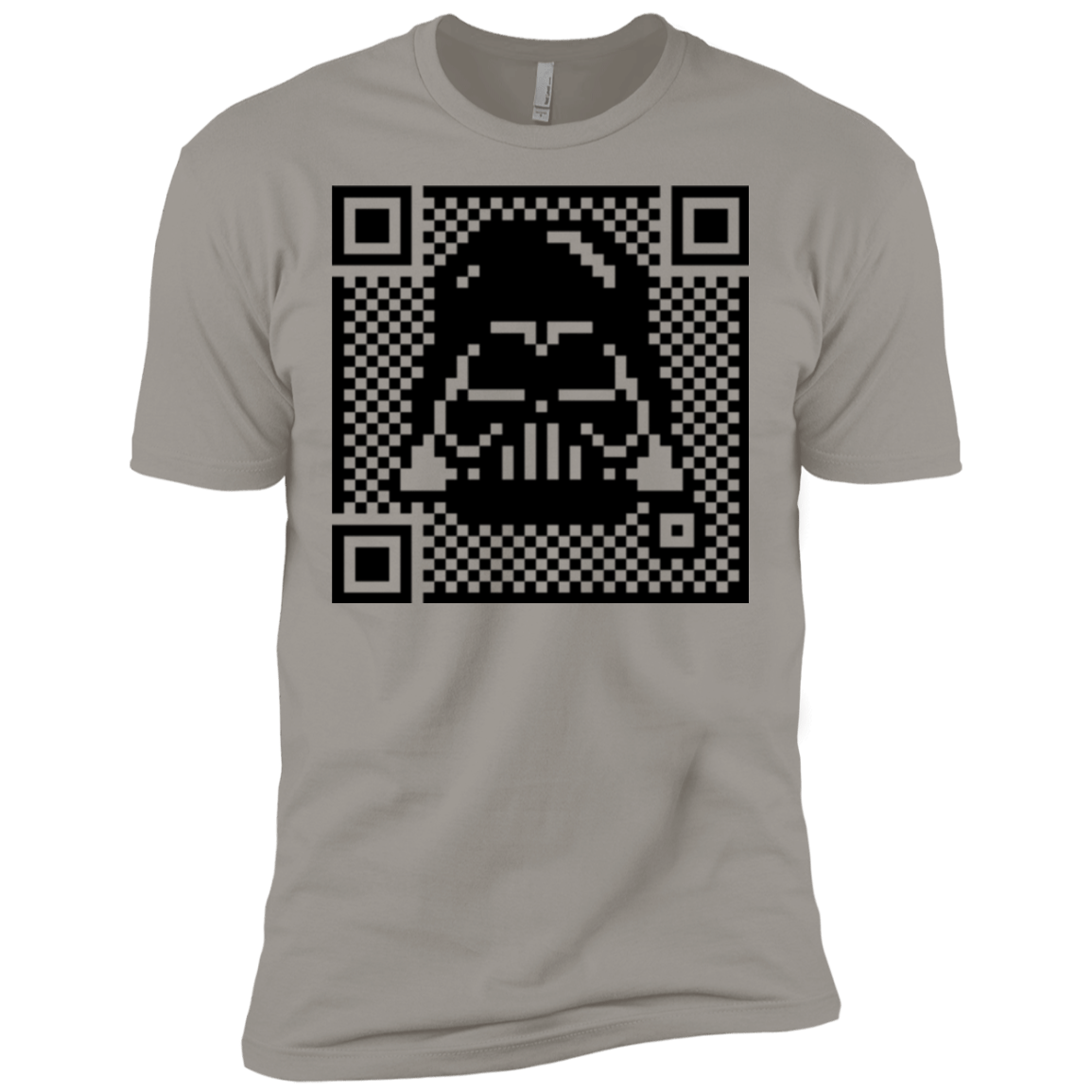 T-Shirts Light Grey / X-Small QR vader Men's Premium T-Shirt
