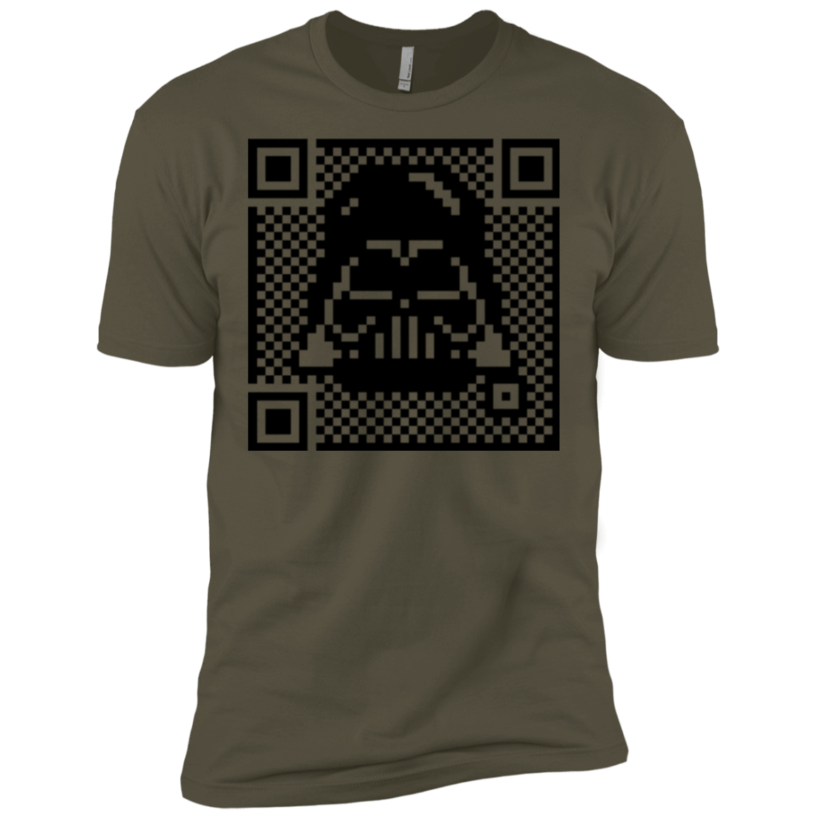 T-Shirts Military Green / X-Small QR vader Men's Premium T-Shirt